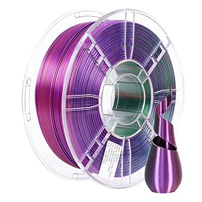 Silk PLA Filament,TRONXY Tri-Color Coextrusion 3D Printer Filament Shiny  Silk Green-Purple-Copper Multicolor PLA Fliament 1.75mm +/-0.03mm, 1kg/2.2lbs  Rainbow Filament Fit Most of 3D Printer - Yahoo Shopping
