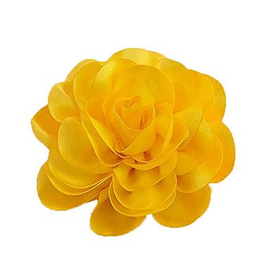  8in large flower fabric rose floral brooch pin large flower brooch  pin for women and men, oversized flower corsage brooch for wedding, party,  dress and scarf, gift for her (black-FBA): Clothing