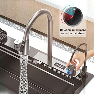 JOOKKI Silicone Sink Mat Protectors for Kitchen 26''x 14''. Kitchen Sink Protector Grid for Farmhouse Stainless Steel Accessory with R