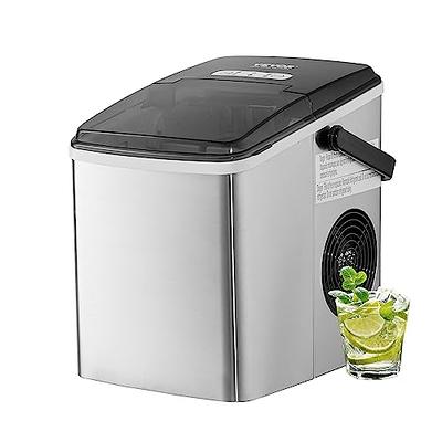 Acekool Nugget Ice Maker, Pebble Ice Maker Machine, 30lbs Per Day, 3Qt  Water Reservoir & Self-Cleaning, Stainless Steel Finish Ice Machine for  Home Office Bar Party, Silver - Yahoo Shopping