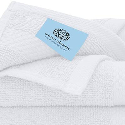  Avalon Towels Luxury 8 Piece Towels Set, 2 Bath Towels, 2 Hand  Towels and 4 Washcloths Ring Spun Cotton 600 GSM, Highly Soft and Absorbent  Towels for Bathroom, Hotel and Spa