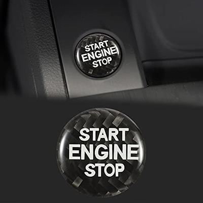 1Pcs Car Motocycle Rotary Push Start Button Cover Automotive Start