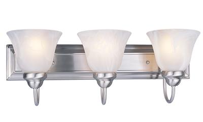 allen + roth 21.26-in 3-Light Brushed Nickel Traditional Vanity Light Bar  in the Vanity Lights department at