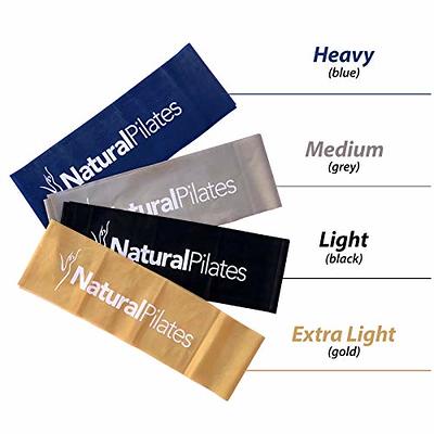 Natural Pilates Flex Bands 4 Levels of Resistance Bands, Exercise Bands for  Physical Therapy, Yoga, Pilates Bands, Rehab Bands, Elastic Bands for
