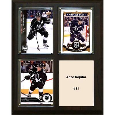 Anze Kopitar Los Angeles Kings Deluxe Framed Autographed 16 x 20 Black  Jersey Skating Photograph