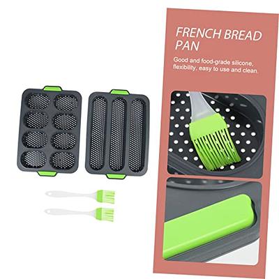 UPKOCH 1 Set Mold Bread Bun Molds Nonstick Bread Pan Silicone Bread Stick  Silicone Pan Non Stick Baking Silicone Bread and Loaf Pans Cooking Tray  Silica Gel French Cake Mold - Yahoo Shopping