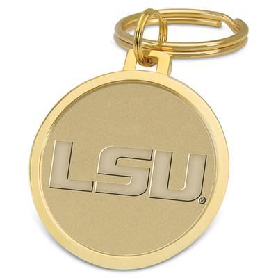 LSU Tigers 11oz. Ceramic Coffee Cup & Leather Keychain Gift Set