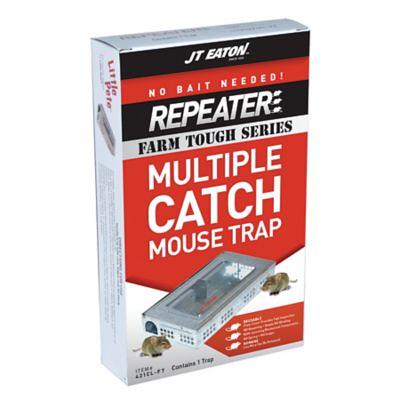Multi-Catch Clear Top Humane Repeater Mouse Trap, 2 Pack 