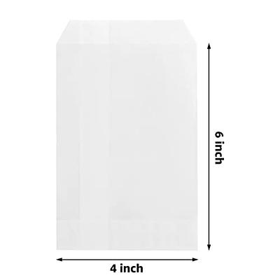Wax Paper Bags, Glassine Bags 5x7 Inches, 100 Pcs Paper Treat Cookie Bags  Semi-Transparent Cookie Sleeves