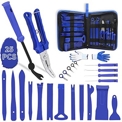 Auto Trim Removal Tool Kit, 5 Pcs Car Panel Door Window Tools Kit, Auto  Clip Fastener Remover Pry Tool Set