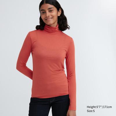 Women's Heattech Ultra Light Turtleneck Long-Sleeve T-Shirt with