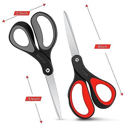 Scissors, Niutop 8 All Purpose Scissors Heavy Duty Ergonomic Comfort Craft Shears  Sharp Scissors for Office Home Household Sewing High/Middle School Students  Teacher Art Craft Supplies - Yahoo Shopping