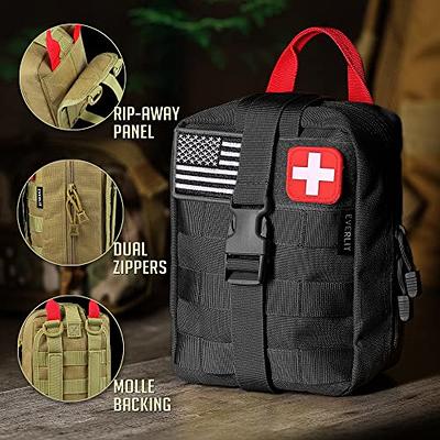 EVERLIT 250 Pieces Survival First Aid Kit IFAK EMT Molle Pouch Survival Kit  Outdoor Gear Emergency Kits Trauma Bag for Camping Boat Hunting Hiking Home  Car Earthquake and Adventures Red - Yahoo Shopping