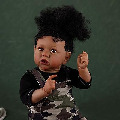 black baby boy with afro