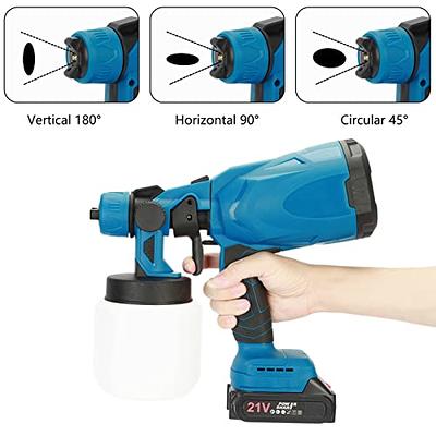 Paint Sprayer, 600W 2000mAh Stain Sprayer Battery Powered Handheld Mini  Paint Sprayer with Tank 800ML, 3 Spray Patterns Automatic Paint Sprayers  for Home Interior and Exterior, Furniture, Cars - Yahoo Shopping