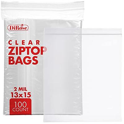 Somoga 200 Pcs 2 x 3 Thick 2.4 Mil Small Clear Zip Poly Bags Plastic