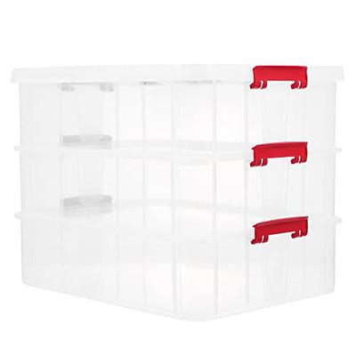 OMNISAFE 18 Pack Small Plastic Hobby Art Craft Organizer, Clear Plastic  Storage Containers with Latching Lid, for Pencil Box, Lego, Crayon - Yahoo  Shopping