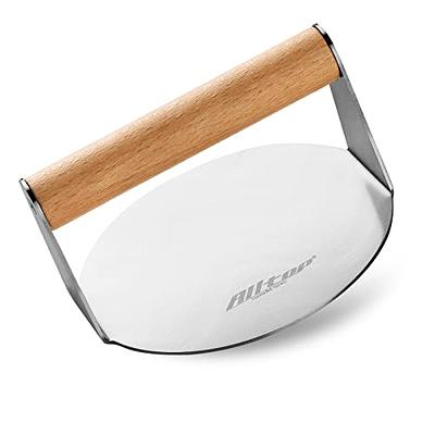 ALLTOP Smash Burger Press,Stainless Steel Non-Stick Smasher Hamburger Patty  Maker for Flat Top Griddle,BBQ,Kitchen - Wood Handle,5.5” Round Grill Tool  - Yahoo Shopping