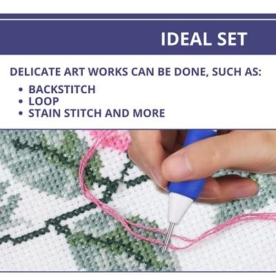 Magic Embroidery Punch Needle Paintings For Adult Funny Embroidery Kit DIY  Needlework Animals Pattern Needlecraft For Beginner