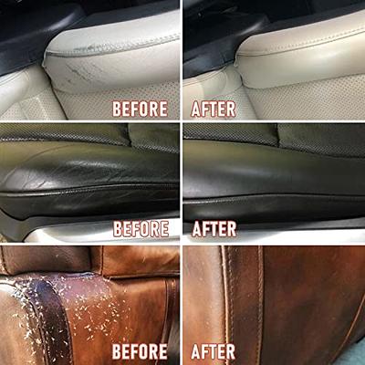 Grolomo Leather Conditioner Refinishing Spray & Cleaner,Car Leather Conditioner Refinishing Spray,Car Interior Repair Spray,Car Leather Cleaner