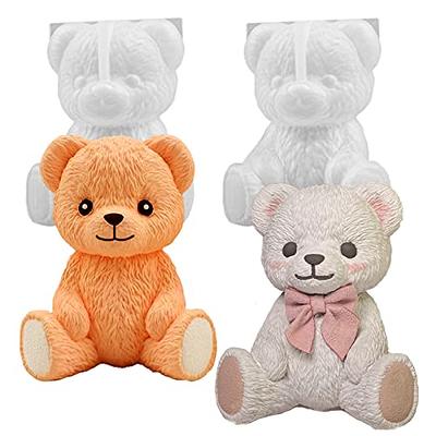 1 PCS 3D Silicone Teddy Bear Mold, Bear Ice Mold, Candle Mold Soap Mol –  Rosebeading Official