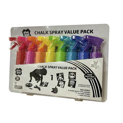 Play Day Sidewalk Chalk, 20 Pieces, Assorted Colors.