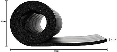 Basics Extra Thick Exercise Yoga Gym Floor Mat with Carrying Strap,  74 x 24 x .5 Inches, Black - Yahoo Shopping