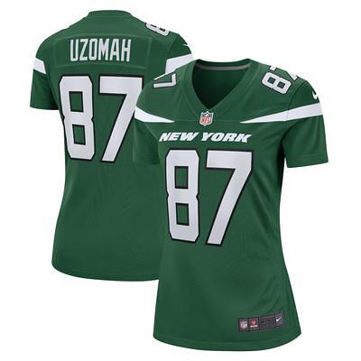 Women's Nike Garrett Wilson White New York Jets Game Player Jersey