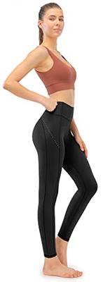  Famous TikTok Leggings, Yoga Pants For Women High Waist  Tummy Control Booty Bubble Hip Lifting Workout Running Tights D-Black