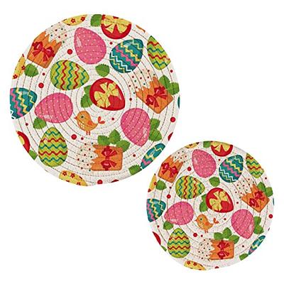 Lodge Red Silicone and Fabric Potholder/Trivet