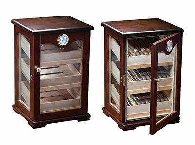 Prestige Import Group Chalet Glass Top Cigar Humidor with Digital