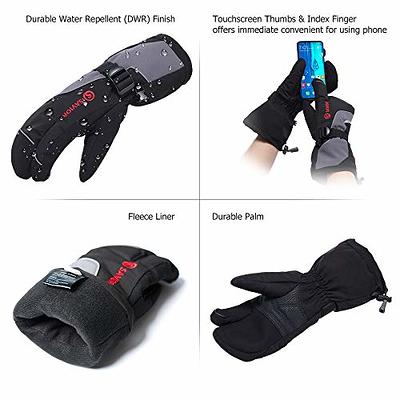 Savior Heated Gloves for Men Women 3-Finger Ski Mitten 7.4V Rechareable  Battery Gloves for Skiing (XL) - Yahoo Shopping