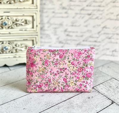 Coin Purse Cute Pouch Liberty Of London Pink Floral Change Small Card  Holder Zipper - Yahoo Shopping