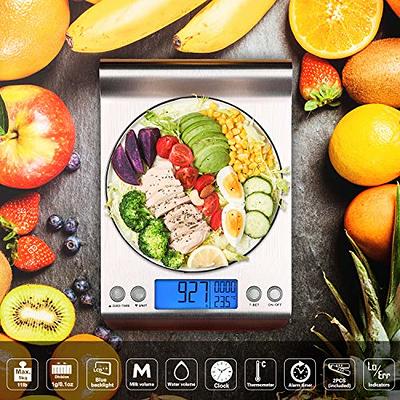 Digital Kitchen/Food Scale Grams and Ounces - Ultra Slim