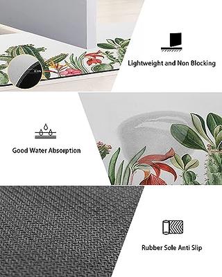 Gogobebe Super Absorbent Diatom Mud Mat Cactus Tropical Plant