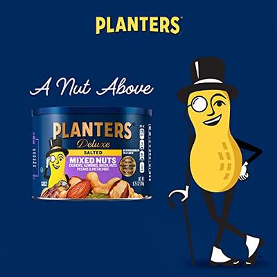 PLANTERS Honey Roasted Mixed Nuts, Party Snacks, Plant-Based Protein, 10 oz  Canister