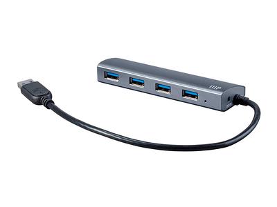 ORICO USB 3.0 Hub, USB Hub Clamp, Aluminum 4-Port USB Splitter with Extra  Power Supply Port and 4.92 FT USB Data Cable, Desktop Powered USB Hub for