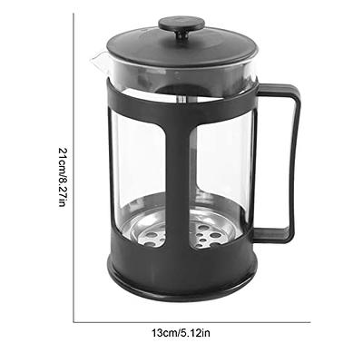 Pour Over Coffee Maker Stainless Steel Filter, Coffee Dripper Brewer, High  Heat Resistant Carafe, also for Camping, Hiking,brown