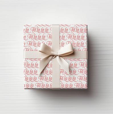 Wrapping Paper: Red Bows gift Wrap, Birthday, Holiday, Christmas 