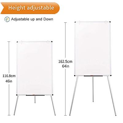 VIZ-PRO Magnetic Whiteboard Easel/Portable Dry Erase Board, 36 X 24 Inches,  With 