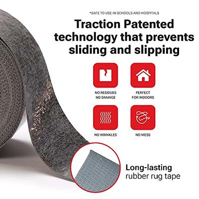 Rug Gripper Tape, Traction Strong Adhesion Rug Tape, Indoors Long-Lasting  Rug Slip Stopper for Any Hard Surface, Patented Technology Made in U.S.A,  Pet-Friendly, 2.5in.x 25ft by Optimum Tecnologies. - Yahoo Shopping