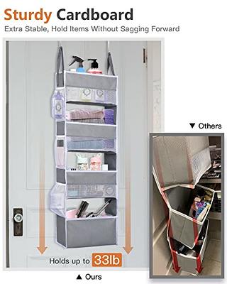 Hanging Closet Organizer 6-Shelf, Yecaye Two Separable 3-Shelf