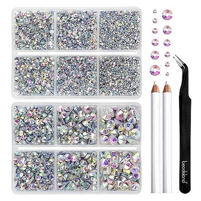 Jollin Glue Fix Crystal AB Flatback Rhinestones(ss20 1440PCS)