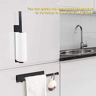 aceyoon Paper Towel Holder,Self Adhesive Magnetic Paper Towel Holder,  13inch Paper Towel Rack Wall Mount Under Cabinet with Screws，Paper Towel  Bar for Kitchen Bathroom Pantry - Yahoo Shopping