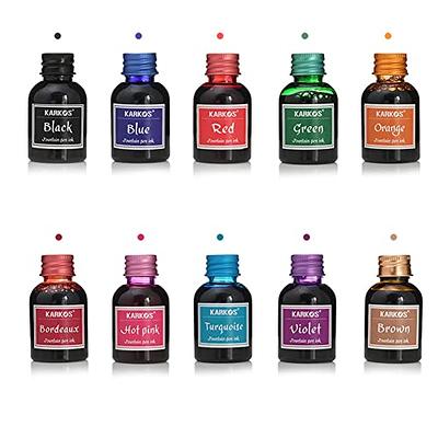 3Pcs Calligraphy Ink Set, Calligraphy Fountain Glass Dip Pen Color Ink  Caligrapher Pen Ink Bottle Set, 30ML Drawing Writing Art Ink - Yahoo  Shopping