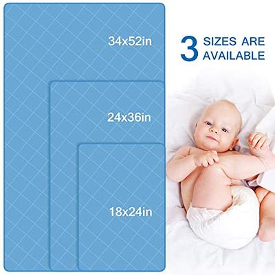 Baby Waterproof Pad Washable, Non-Slip Baby Crib Mattress Pad Potty  Training Pads 24'' x 36'', Reusable Underpads Bed for Baby Sleeping, Pee  Pads for Kids - Yahoo Shopping