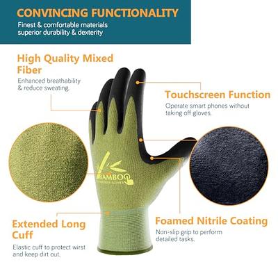 Work Gloves Nonslip Handling Work Gloves Garden Gloves For