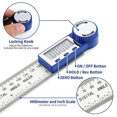 Digital Angle Ruler Digital Angle Finder Digital Protractor Angle Gauge  200mm No Battery