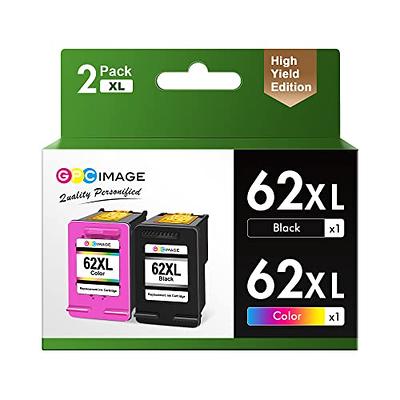GPC Image Remanufactured Ink Cartridge Replacement for HP 62XL 62 XL for  Envy 5540 5660 7645 5642 5542 5643 5640 7644 5661 7643 5663 OfficeJet 250  5740 200 5745 5741 5744 Printer(1 Black 1 Tri-Color) - Yahoo Shopping