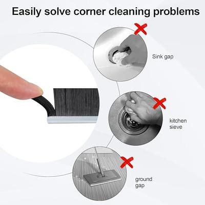 4pcs Hard Bristle Crevice Cleaning Brush, Gap Crevice Cleaning Brush Dead  Corners Small Cleaning Brush Tool, for Bathroom Kitchen Tiles Window Slots